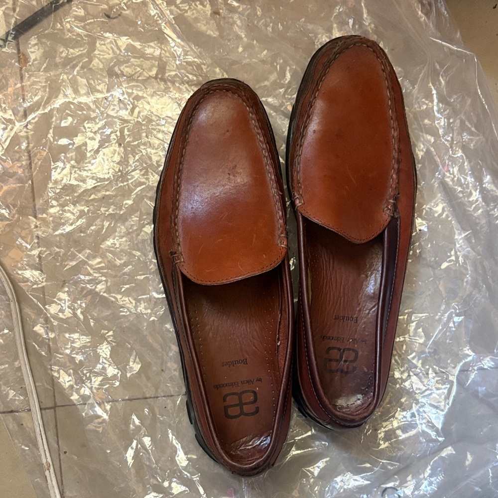 Allen Edmonds Tan Leather Slip-On Loafers